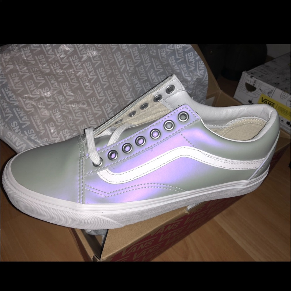 Brand new VANS iridescent!!